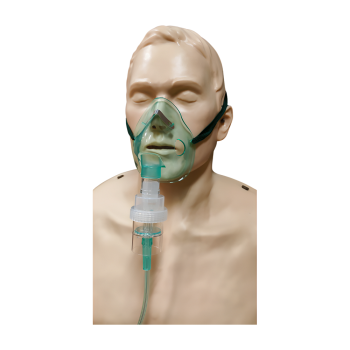 Maska tlenowa z nebulizatoremi drenem